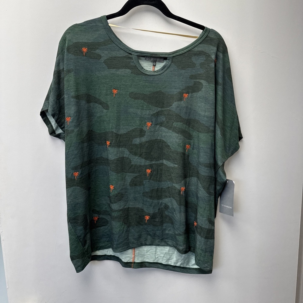 Olive‎ Palm Tree Shirt